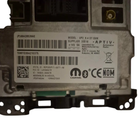 68292209AF Mopar Multi Media Radio - Truck To Trailer