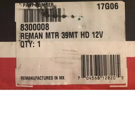 8300008 International Starter 39MT HD 12V 12T - Truck To Trailer
