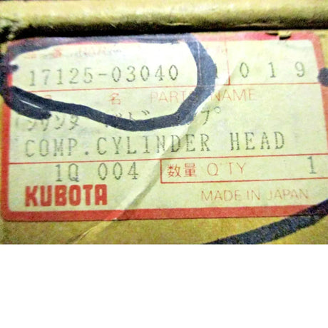 17125-03040 Kubota Engine Cylinder Head L4850DT - Truck To Trailer
