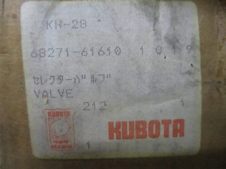 68271-61610 Kubota Hydraulic Control Valve KH170L KH28L - Truck To Trailer
