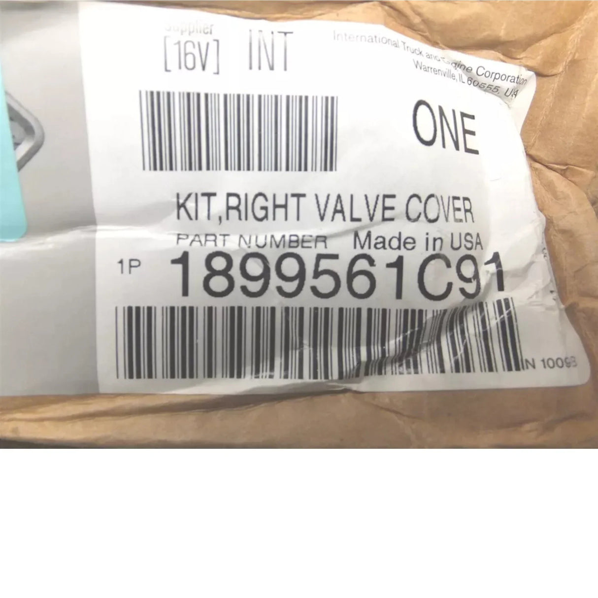 1899561C91 International Right Valve Cover Kit - Truck To Trailer