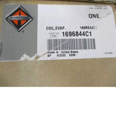1696844C1 International Coil, Evaporator Air Conditioner - Truck To Trailer