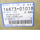 16873-01018 Kubota Engine Block Crankcase ZD18 ZD18F F1900 F1900E - Truck To Trailer