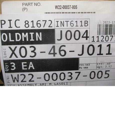 W22-00037-005 Freightliner Instrument Control Unit - Panel, Assembly - Truck To Trailer
