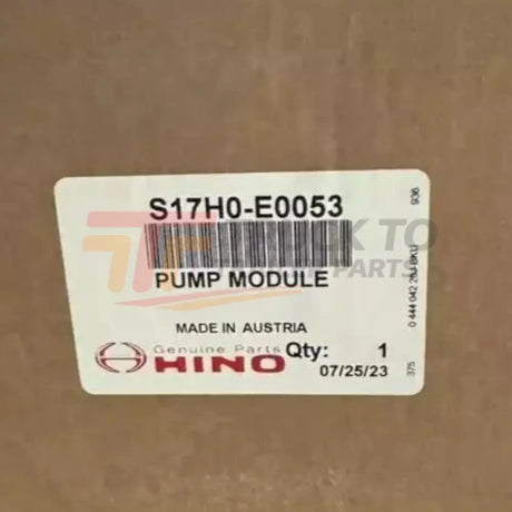 S17H0-E0053 Genuine Hino DPF Pump Assembly - Truck To Trailer