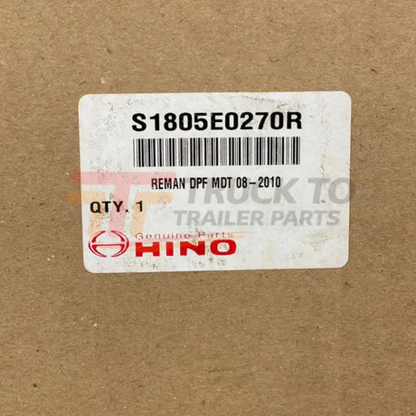 S1805E0270R Genuine Hino DPF Diesel Particulate Filter - Truck To Trailer