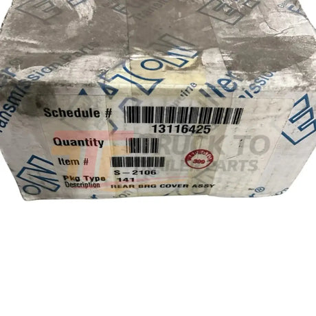 S-2106 Genuine Eaton Rear Bearing Cover Assembly - Truck To Trailer