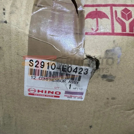S2910E0403 Hino Compressor Assy Air - Truck To Trailer