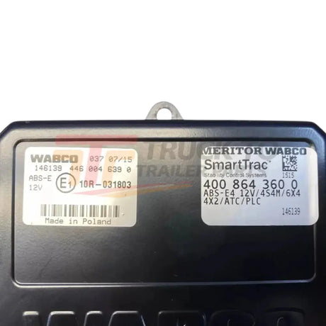 S400-864-360-0 Wabco Engine Control Unit - Truck To Trailer