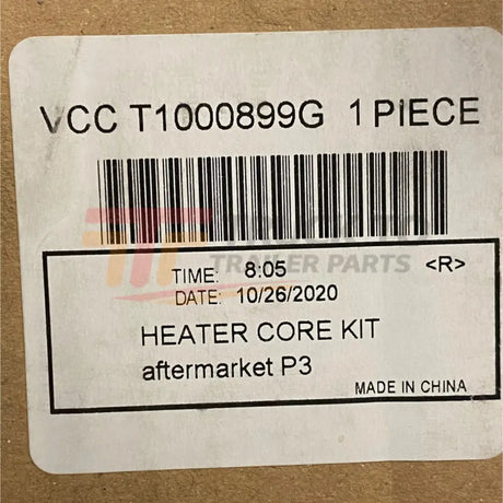 T1000899G Genuine Freightliner HVAC System Heater Core - Truck To Trailer