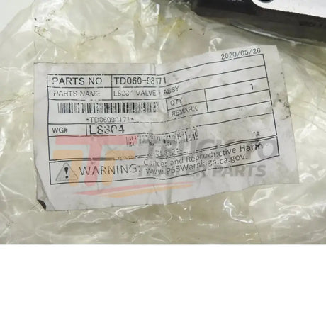 TD060-98171 Kubota Assy Valve Aux - Truck To Trailer