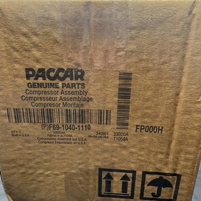 F69-1040-1110 Genuine Paccar A/C compressor