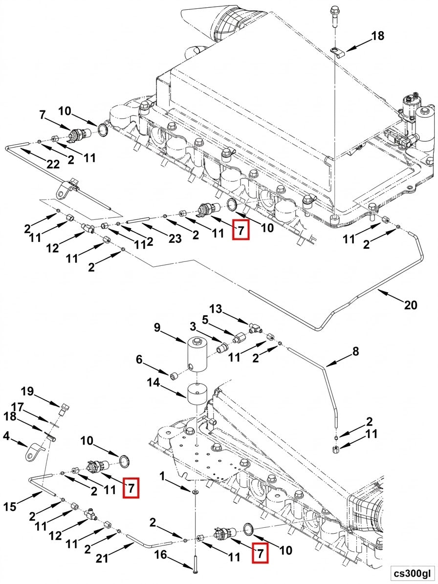 3063704 Genuine Cummins Starting Aid Nozzle