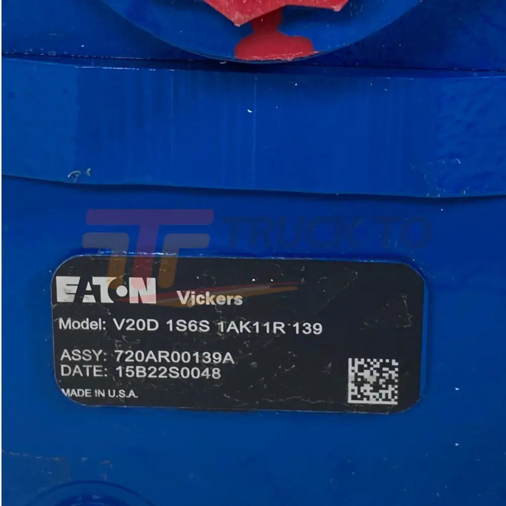 720AR00139A Genuine Eaton Hydraulic Vane Pump V20D - Truck To Trailer