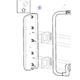 85145876 Genuine Volvo Left Mirror Back Cover - Truck To Trailer