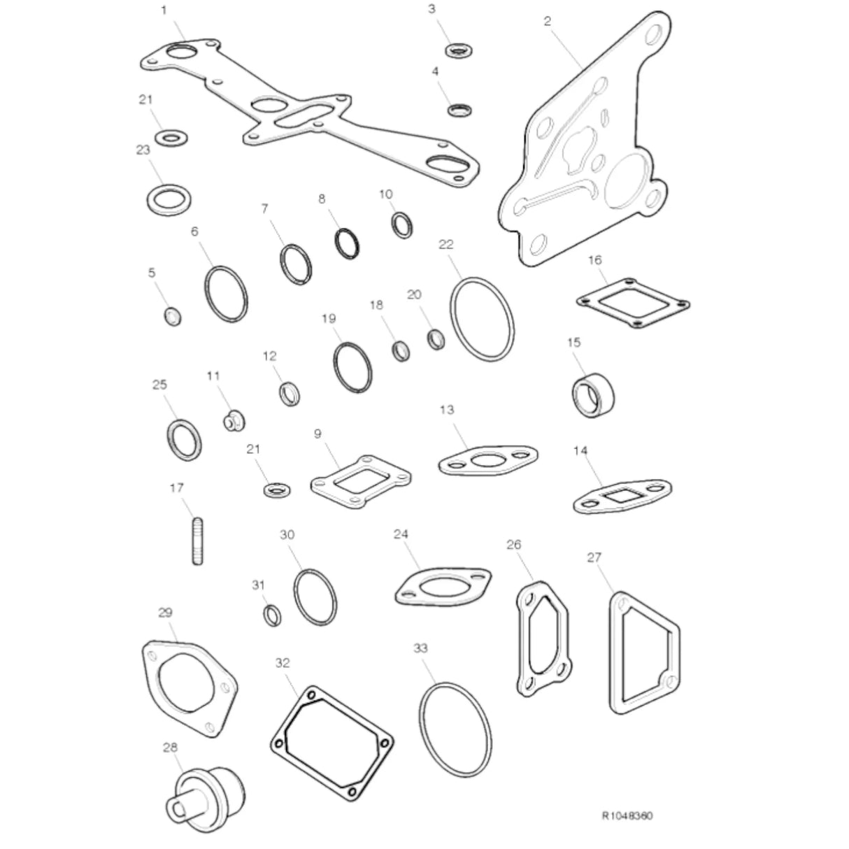 85126254 Genuine Volvo Mounting Kit - Truck To Trailer