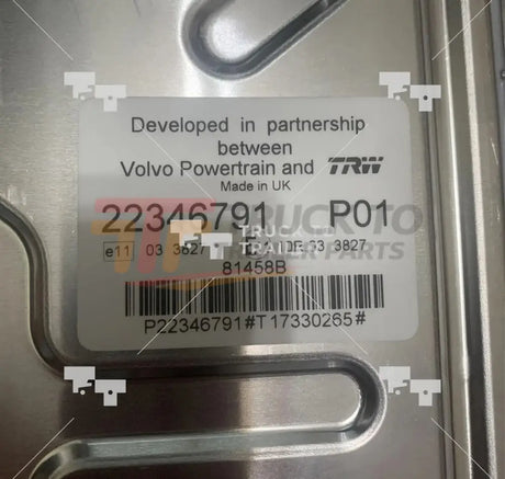 VOE 22346791 Genuine Volvo Control Unit For Volvo Engine D13 Truck Fh Fh4 Fm Fm4 - Truck To Trailer