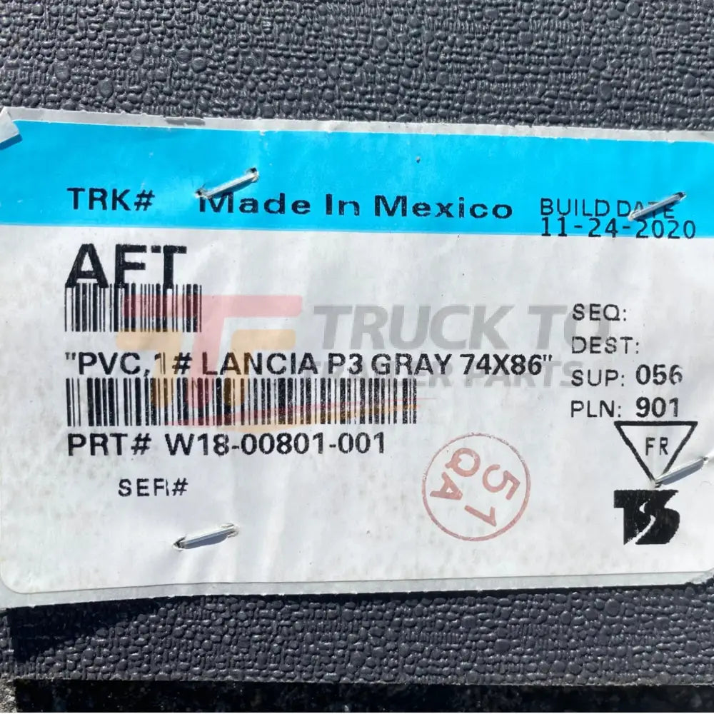 W18-00801-001 Genuine Freightliner Floor Cover - Truck To Trailer