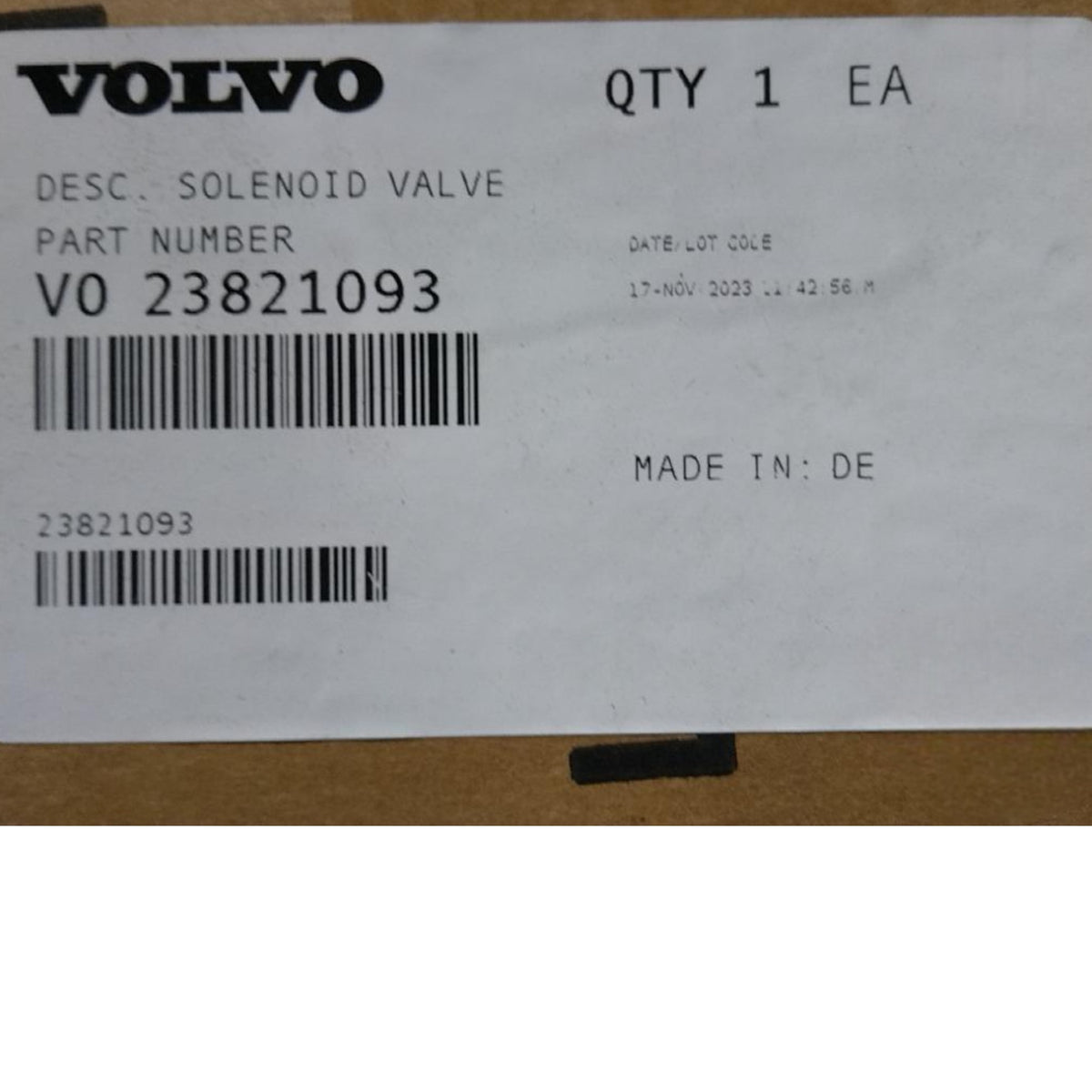 23821093 Genuine Mack Solenoid Valve – Truck To Trailer