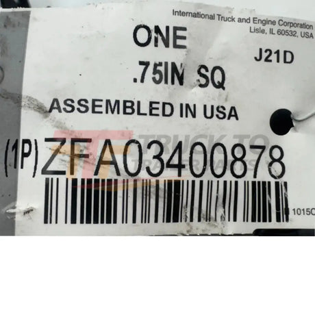 ZFA03400878 Genuine International Right Mud Flap Arm Bracket - Truck To Trailer
