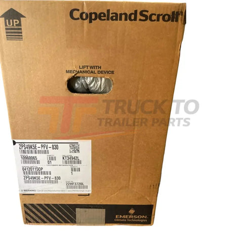ZPS49K5E-PFV-830 Copeland Scroll Compressor - Truck To Trailer