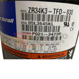 ZR34K3-TFD-830 Copeland Scroll Compressor - Truck To Trailer