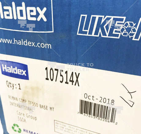 107514X Genuine Haldex Air Compressor Tf550 4 Hole Base Mount For International - Truck To Trailer