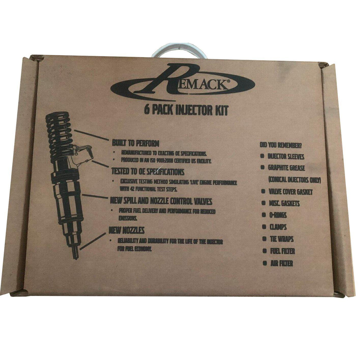 85144514 Genuine Mack Injectors Set Of Six 6 For Volvo D11 Mack Mp7 - Truck To Trailer