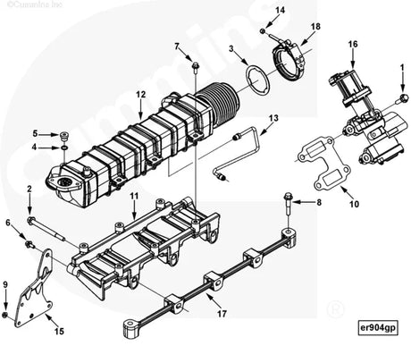 Cummins 4946205 Mounting Spacer - Truck To Trailer