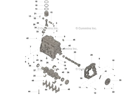 Cummins 4947500 Short Block Kit - Truck To Trailer