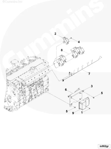 Cummins 4949645 Ignition Coil Bracket - Truck To Trailer