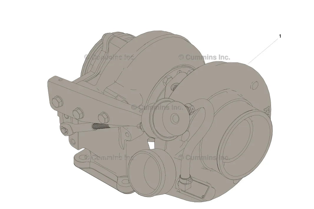 Cummins 4955445 Turbocharger Kit - Truck To Trailer