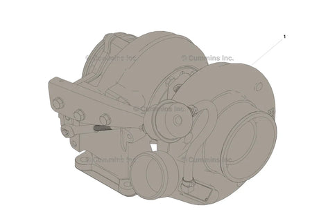Cummins 4955445 Turbocharger Kit - Truck To Trailer