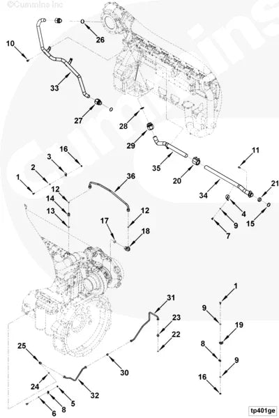 Cummins 4959415 Male Connector - Truck To Trailer