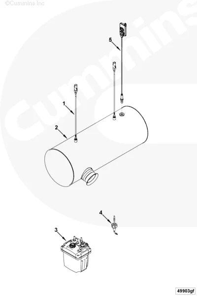 Cummins 4969798 Aftertreatment Device - Truck To Trailer
