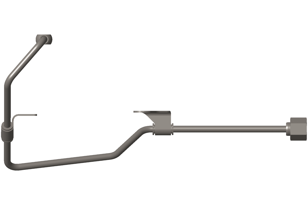 Cummins 4970153 Fuel Drain Tube - Truck To Trailer