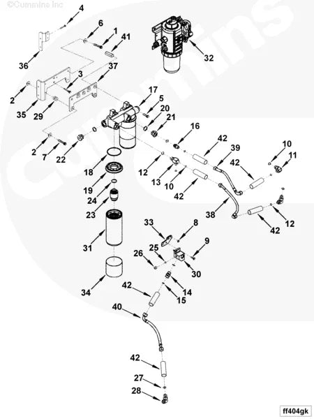 Cummins 4978592 Flexible Hose - Truck To Trailer