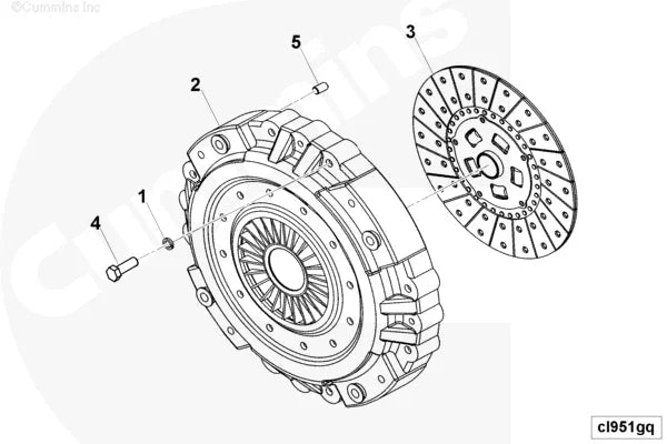 Cummins 4988317 Clutch Pressure Plate - Truck To Trailer