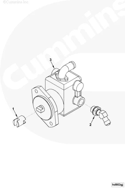 Cummins 4988323 Hydraulic Pump - Truck To Trailer