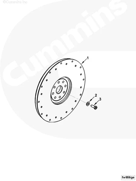 Cummins 4988398 Flywheel - Truck To Trailer