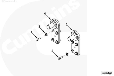 Cummins 4988549 Engine Support - Truck To Trailer