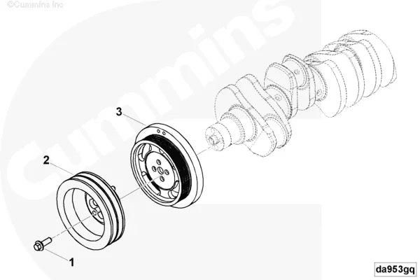 Cummins 4990271 Crankshaft Pulley - Truck To Trailer