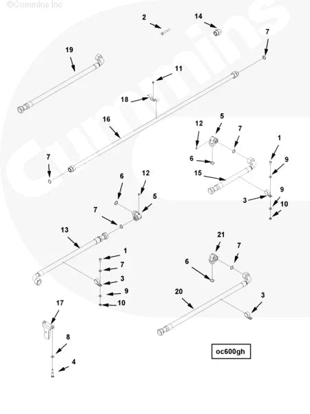 Cummins 5261066 Clip - Truck To Trailer