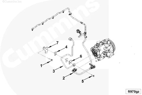 Cummins 5272519 Tube Brace - Truck To Trailer