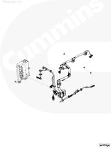 Cummins 5310484 Electronic Control Module Wiring Harness - Truck To Trailer