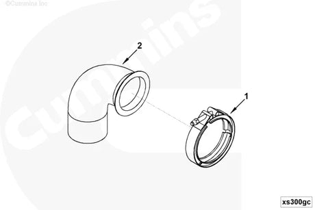 Cummins 554753 Exhaust Flange - Truck To Trailer