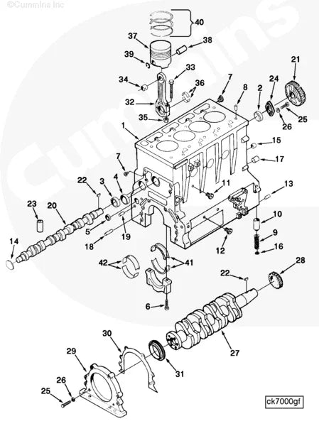 Cummins C0113027803 Piston Ring Set - Truck To Trailer