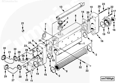 Cummins C0130209100 Heat Exchanger Housing - Truck To Trailer