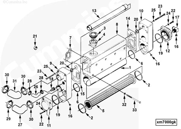 Cummins C0130209100 Heat Exchanger Housing - Truck To Trailer