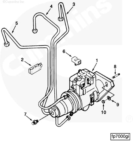 Cummins C0147071000 Injector Fuel Supply Tube - Truck To Trailer
